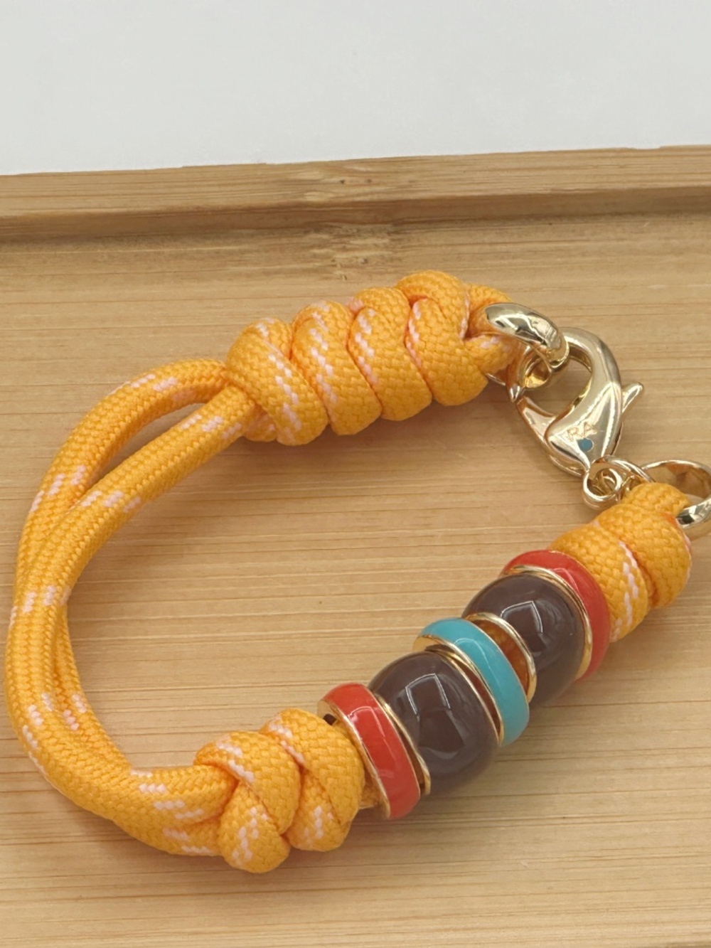 Roxanne Assoulin The Super Size Happy Cord Bracelet Yellow - Picture 3 of 3